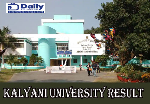 Kalyani University Result 1st Semester 2023