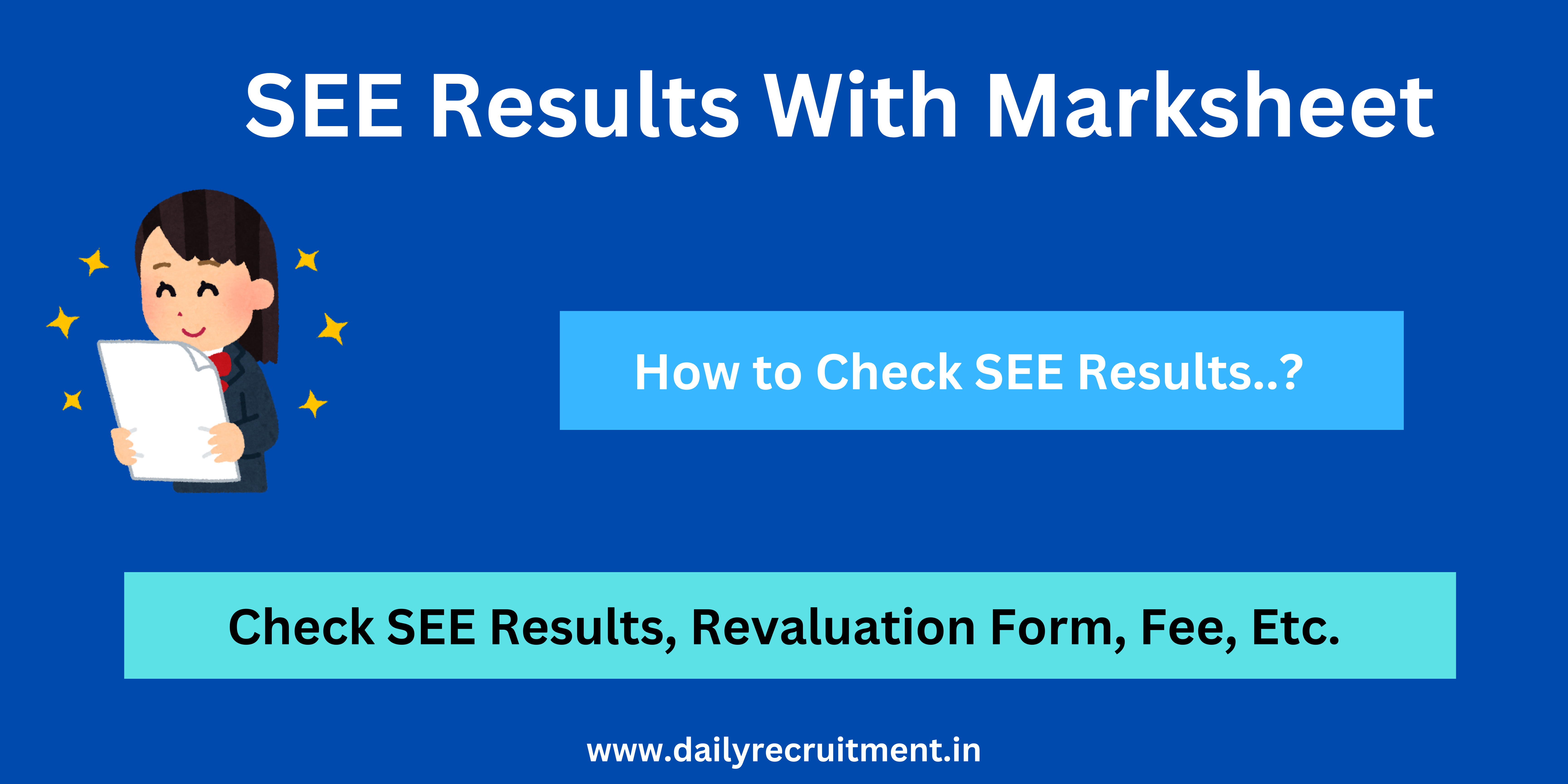 SEE Results With Marksheet