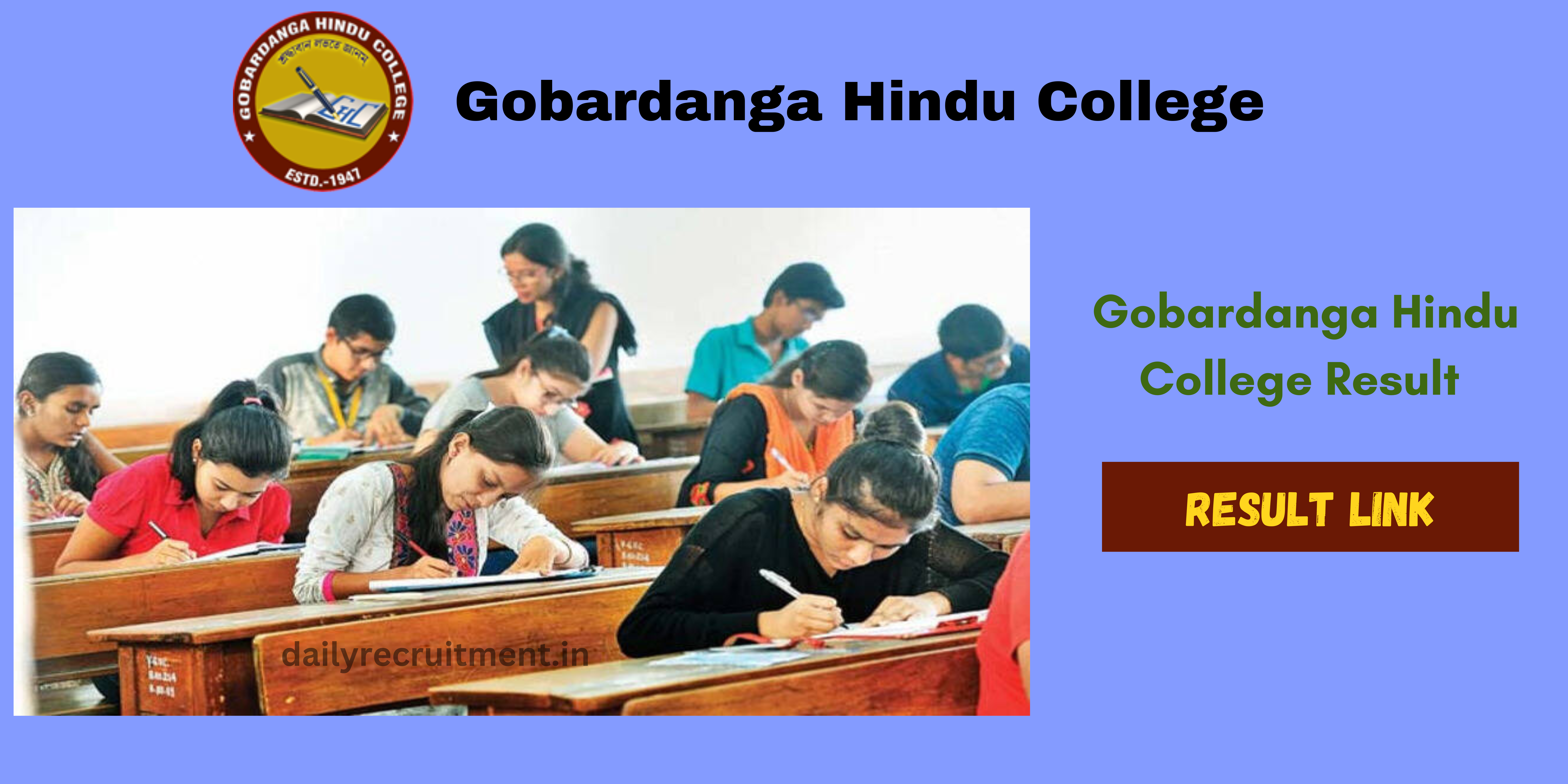 Gobardanga Hindu College results 2024
