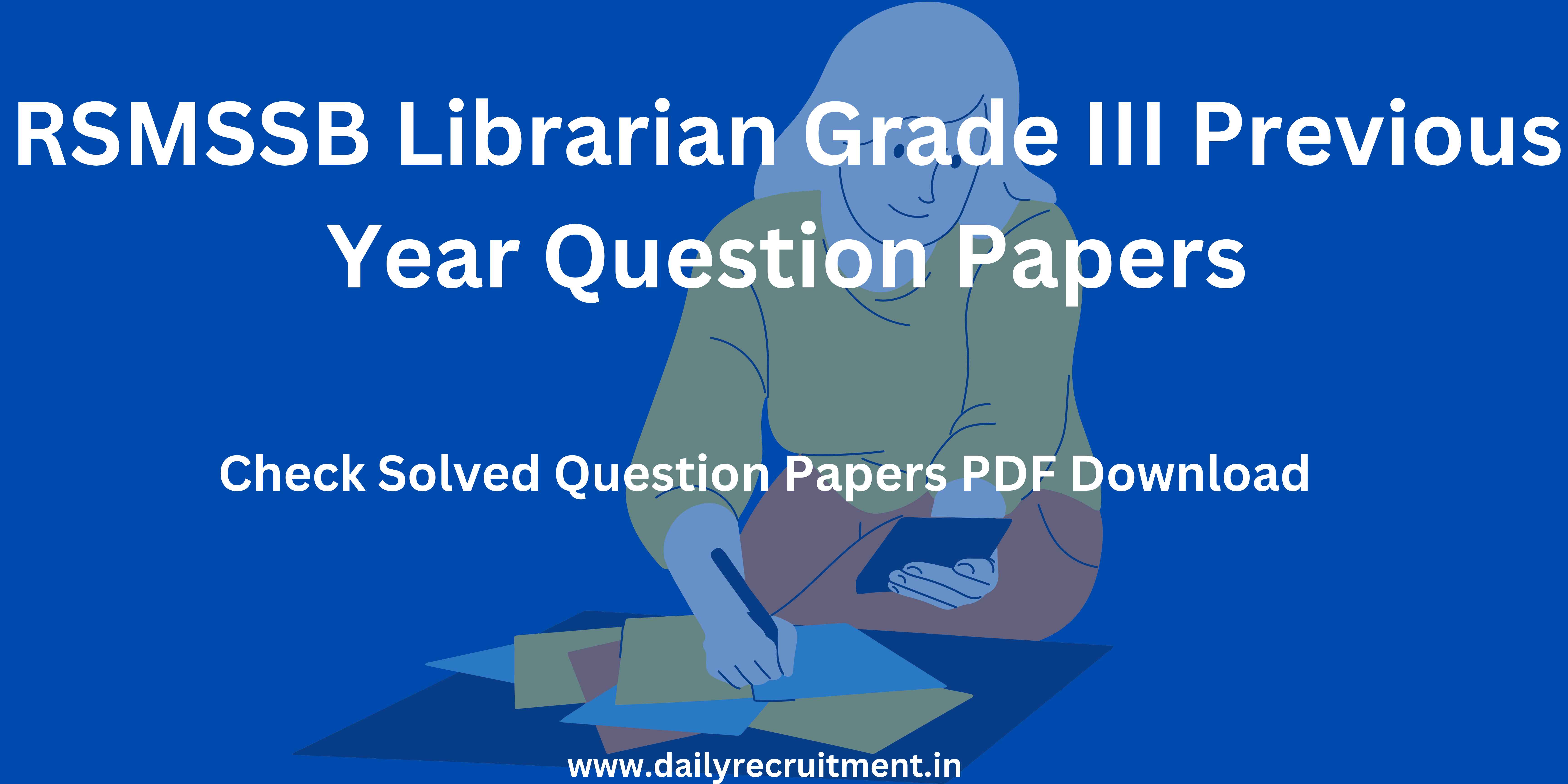 RSMSSB Librarian Grade III Question Papers