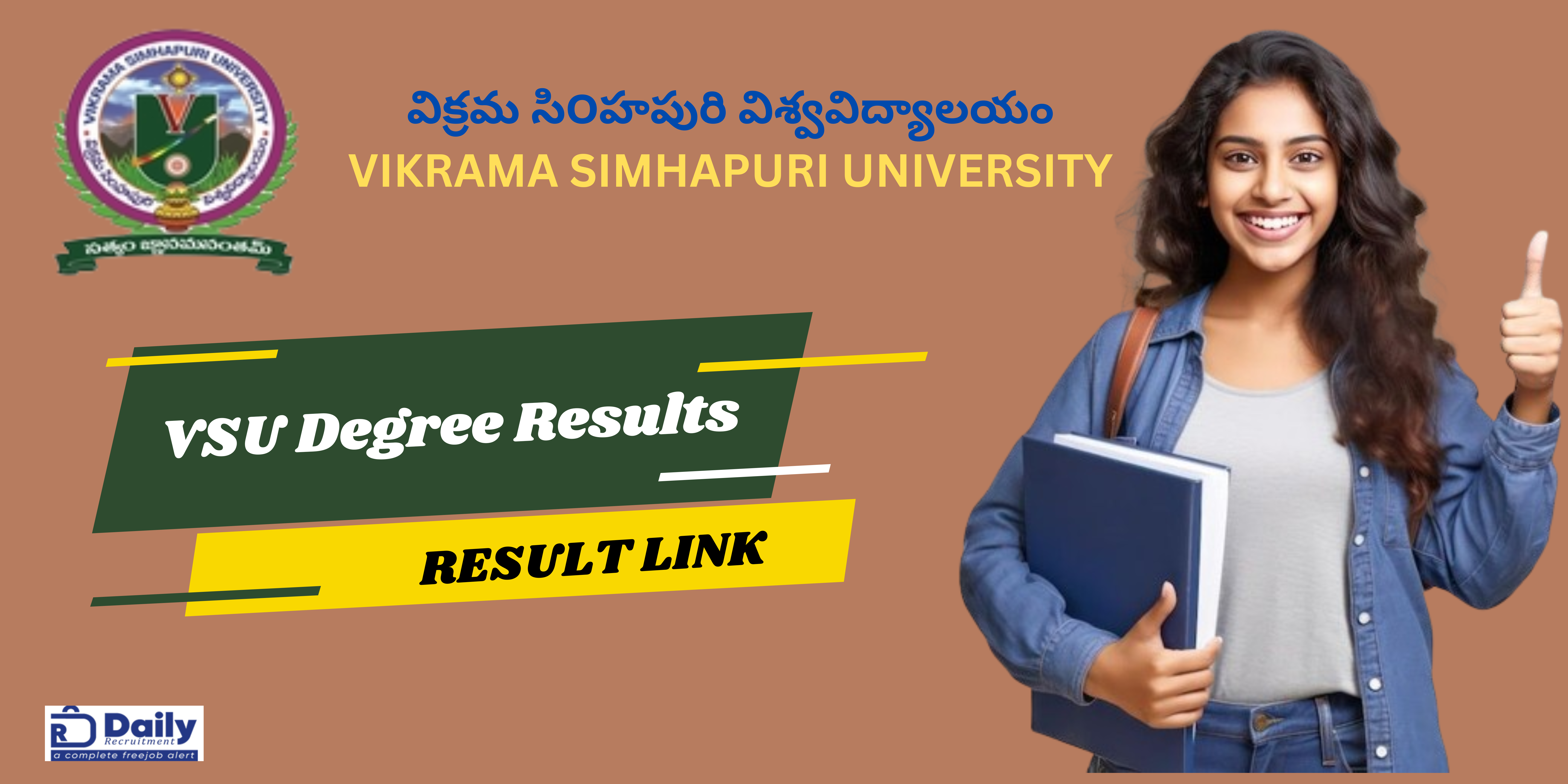 Vikrama Simhapuri University result 2024